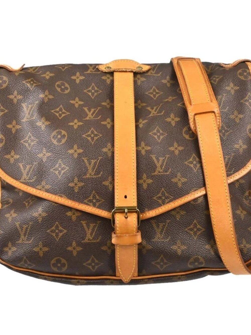 LOUIS VUITTON SAUMUR 35 SHOULDER BAG MONOGRAM